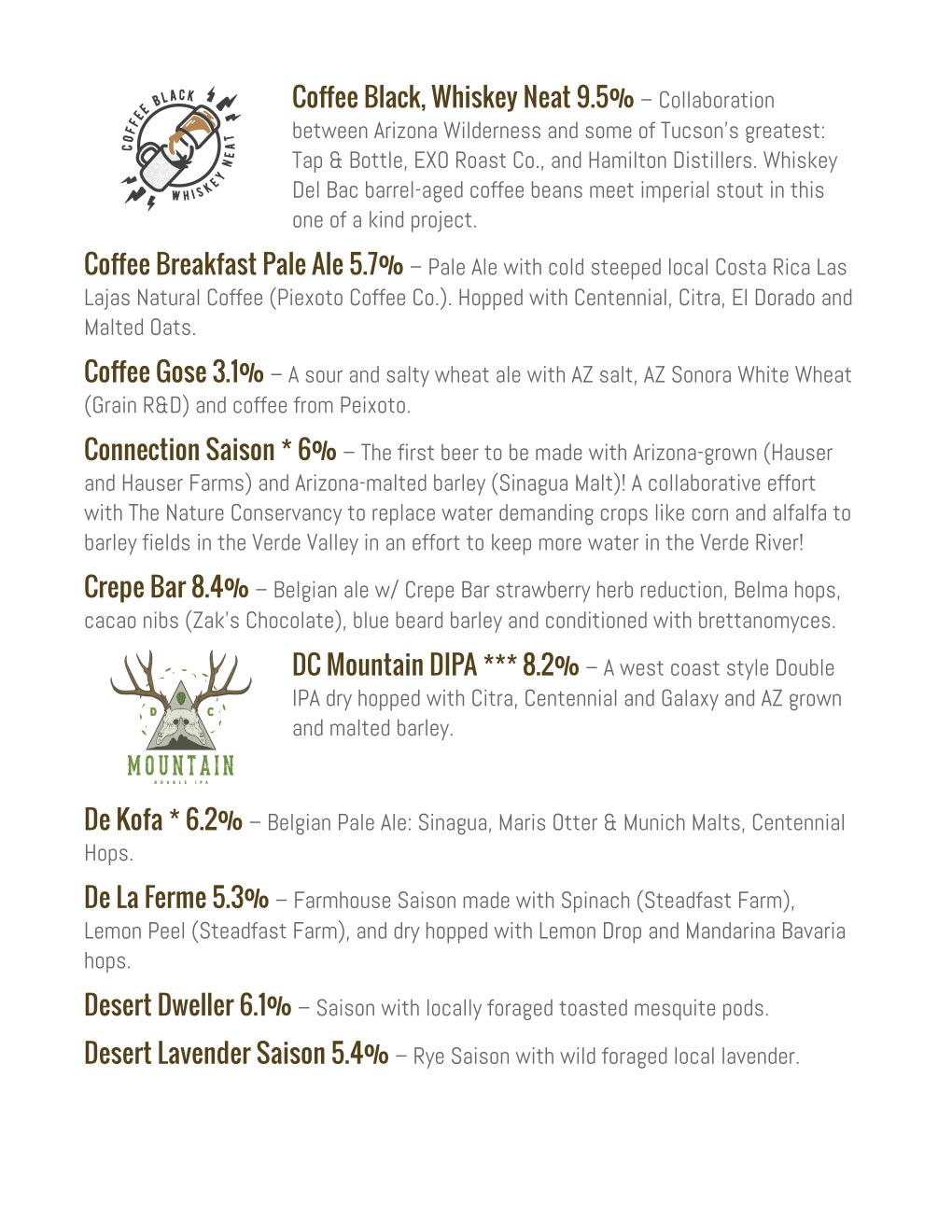 arizona wilderness brewing co