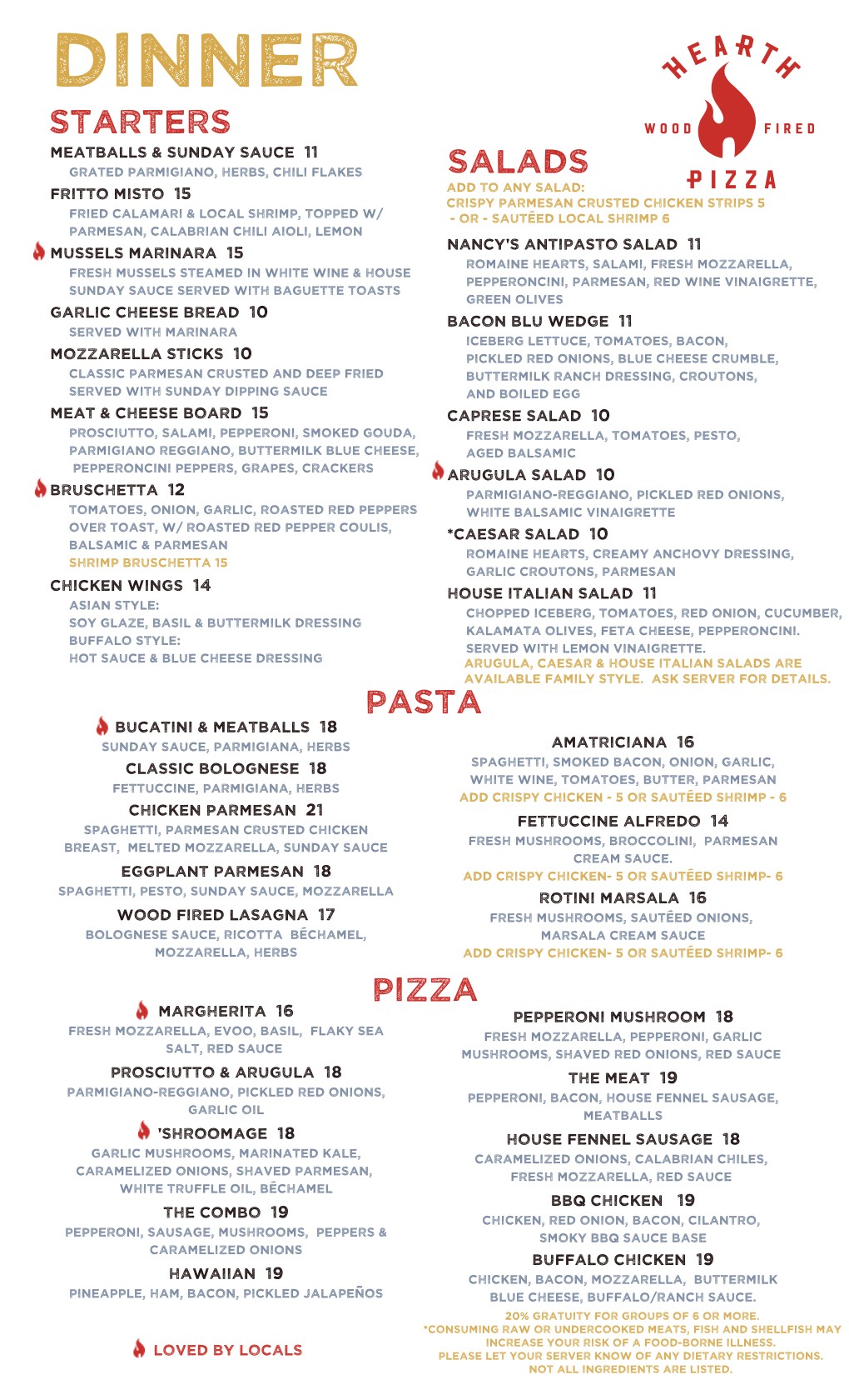 20+ Hearth Wood Fired Pizza Menu JoniMalaika